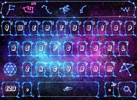 Galaxy for FancyKey Keyboard Cartaz