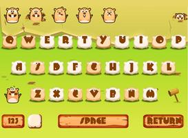 Gophers for FancyKey Keyboard ポスター