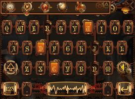 SteamPunk FancyKey Keyboard Affiche