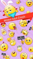 Adult Emoji Emoticons Icon Art poster