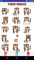 Tiger Emojis capture d'écran 1