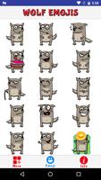 Wolf Emojis capture d'écran 1
