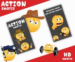 Action Emoji Stickers capture d'écran 3