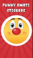 Funny Emoji Stickers Affiche