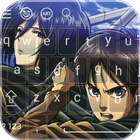 Anime Keyboard Emoji - Attack Titan Keyboard Anime آئیکن