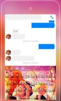 برنامه‌نما Anime Keyboard Emoji - Uzumaki Boruto Keyboard عکس از صفحه