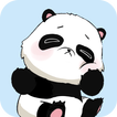 ”Cute Panda Emoji Keyboard Sticker