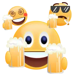 Скачать Cheers 2018 Gif Emoji Sticker APK