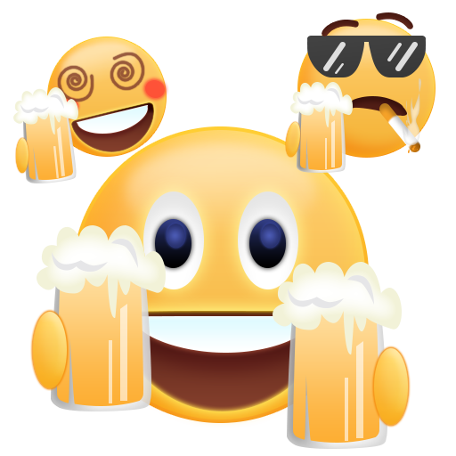 Cheers 2018 Gif Emoji Sticker