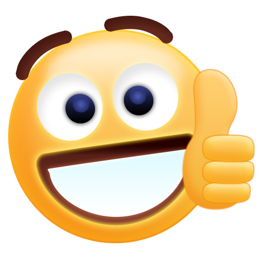 Free Thumbs Up Emoji Sticker