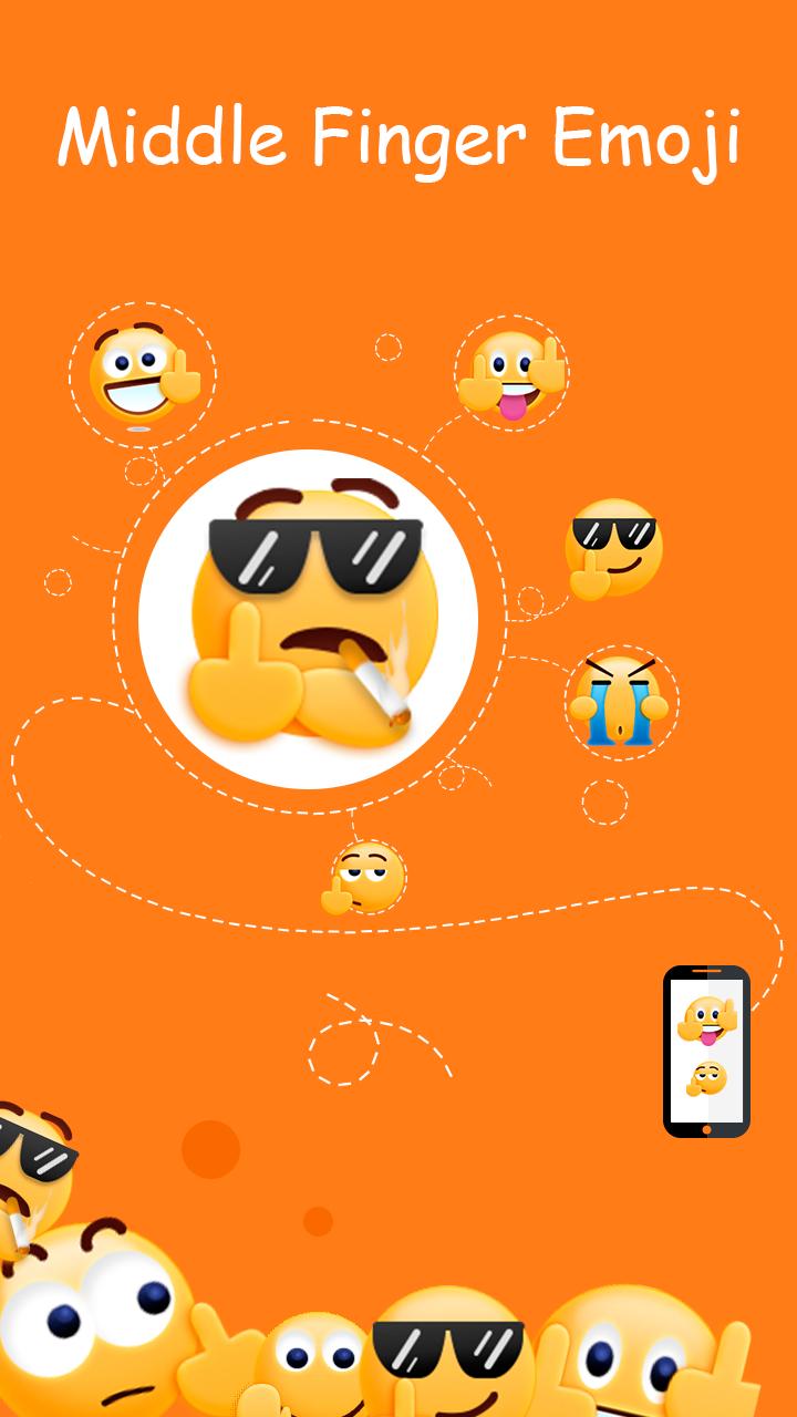 Middle Finger Emoji Sticker For Android Apk Download
