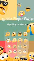 Middle Finger Emoji Sticker capture d'écran 1