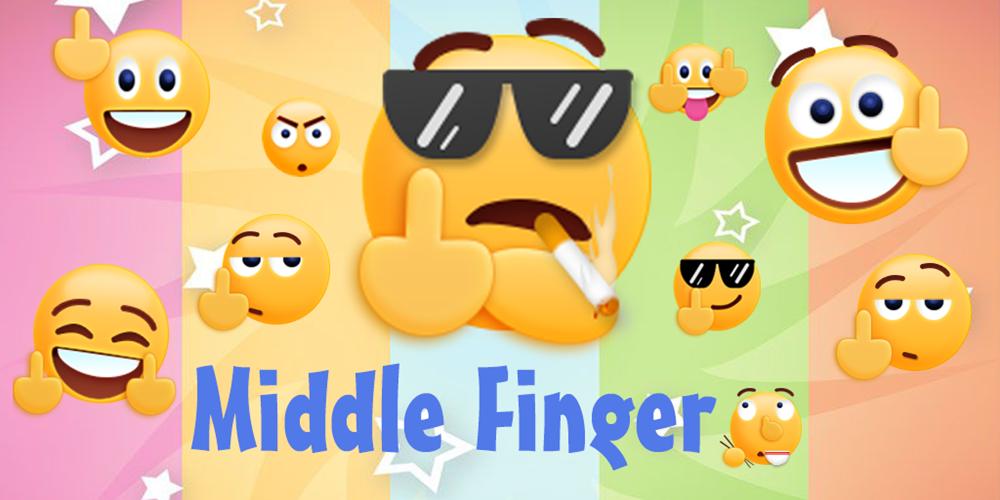 Middle Finger Emoji Sticker For Android Apk Download - roblox middle finger emoji