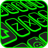 Smart Neon keyboard - Green Light Key أيقونة