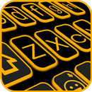 Orange Neon Keyboard APK