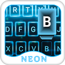 Fancy Neon Keyboard - Blue Light key APK