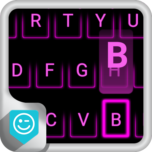 Pink Neon Keyboard