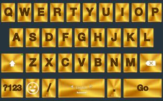 Gold Emoji Keyboard Emoticons Affiche