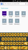 Gold Emoji Keyboard Emoticons capture d'écran 1
