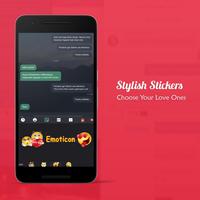 Love Emoji Keyboard تصوير الشاشة 1