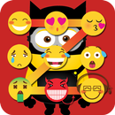 Mini Banana  Lock Screen : Emoji Keyboard APK