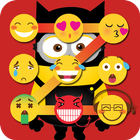 Mini Banana  Lock Screen : Emoji Keyboard biểu tượng