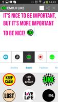 Emoji Like - Free Chat Smileys Screenshot 1