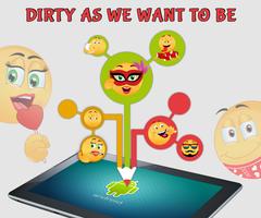 Dirty Emoji Stickers - Adult Icons and Sexy Text screenshot 3
