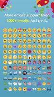 Emoji Keyboard - Color Emoji Affiche