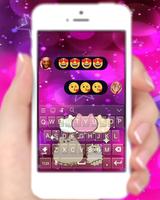 Keyboard mignon chat Kitty & Emoji स्क्रीनशॉट 3