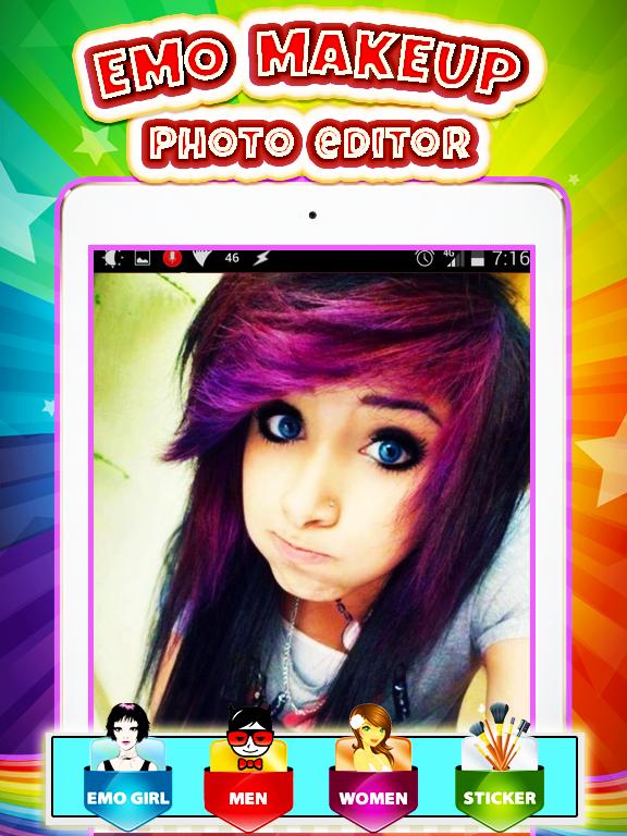 Emo Makeup Photo Editor For Android Apk Download - emo face roblox