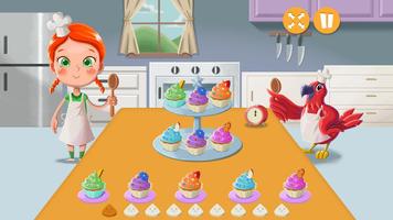 Emma and Polly Cupcake Cooking captura de pantalla 1