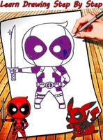 Poster How To Draw DeadPool