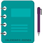 calendario agenda ikona