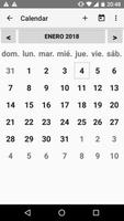 calendario agenda plakat