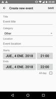 calendario agenda screenshot 1