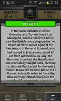 Genius Quiz World War 2 Lite Ekran Görüntüsü 2