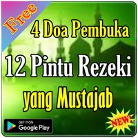 4 Doa Pembuka 12 Pintu Rezeki yang Mustajab Plakat
