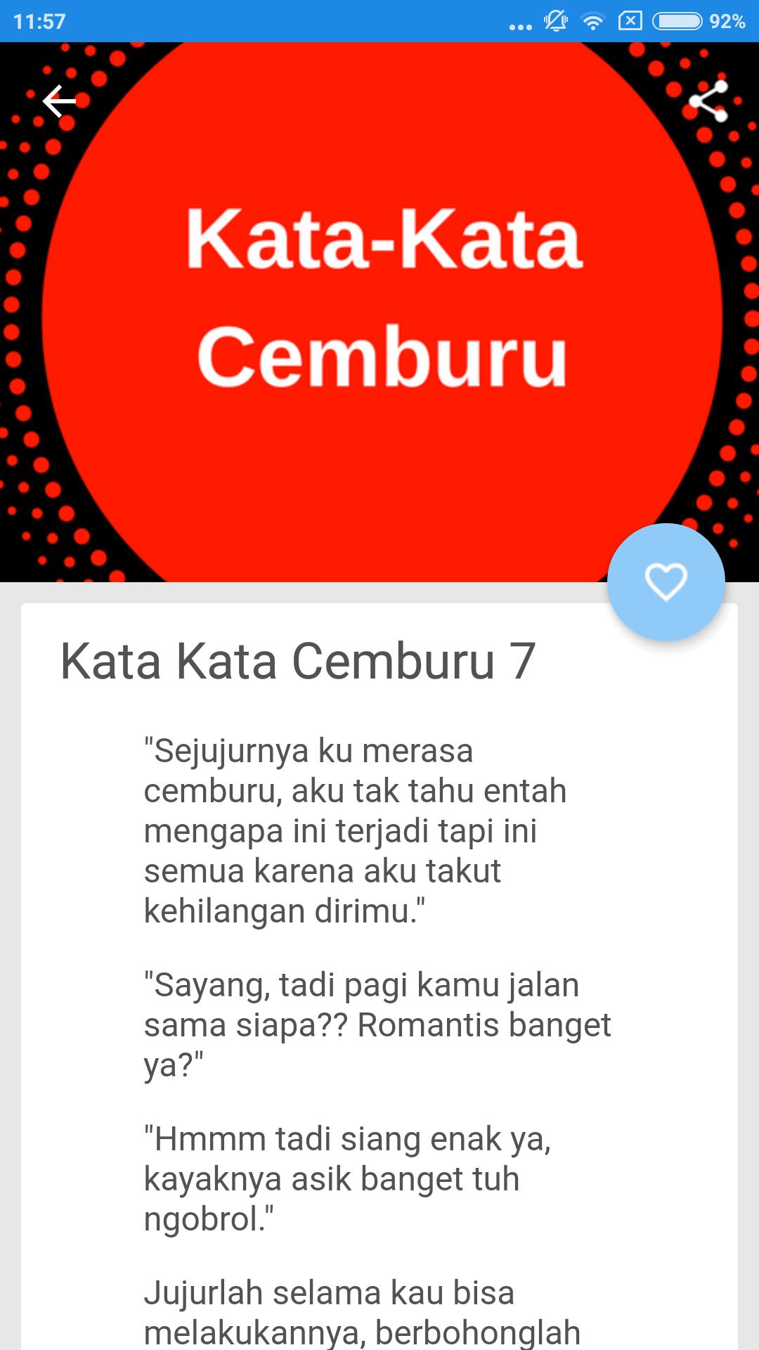 Kata Kata Cemburu For Android Apk Download