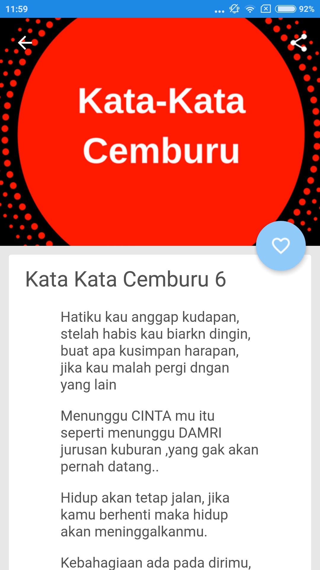 Kata Kata Cemburu For Android Apk Download