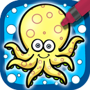 Painting book of sea animals APK