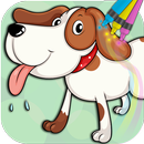 Paint drawings of dogs puppies APK