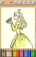Paint princesses drawings captura de pantalla 1