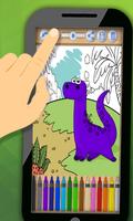 Книжка-раскраска динозавров скриншот 2