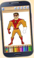 Superheroes coloring book স্ক্রিনশট 1