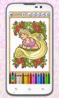 Paint Rapunzel magic drawings Affiche
