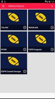 Atlanta Falcons Radio Mobile App Affiche
