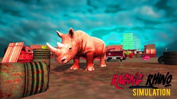 Raging Rhino Simulator capture d'écran 1