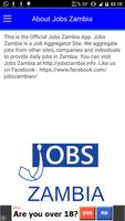 Jobs Zambia Plakat