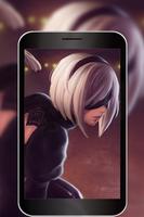 Yorha 2B Nier Wallpaper imagem de tela 3